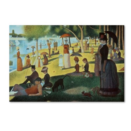 Trademark Fine Art Georges Seurat 'Sunday Afternoon on the Island